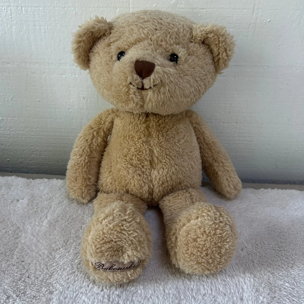 Bukowski Design Sweden Ignatio Teddy Bear Tan Plush Stuffed Animal Toy 11